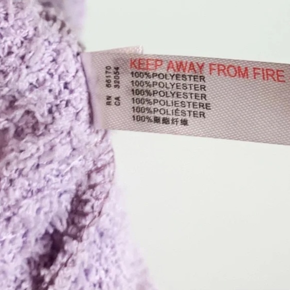 NWT Urban Outfitters UO Out From Under Morgan Hooded Fuzzy Jacket In Lilac - Picture 9 of 9